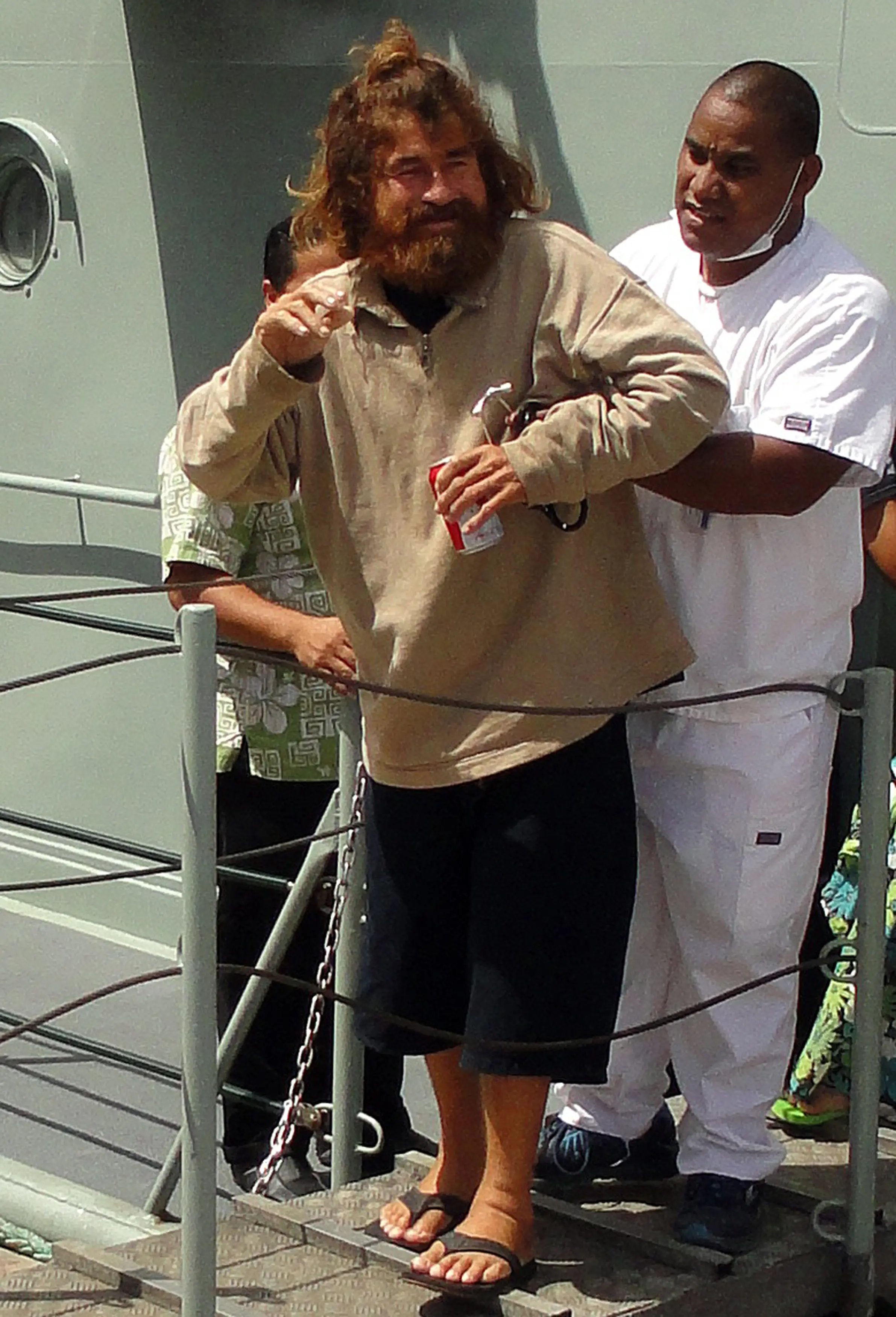José Salvador Alvarenga was lost at sea for 438 days after his boat got caught in a storm (AFP/Getty Images)