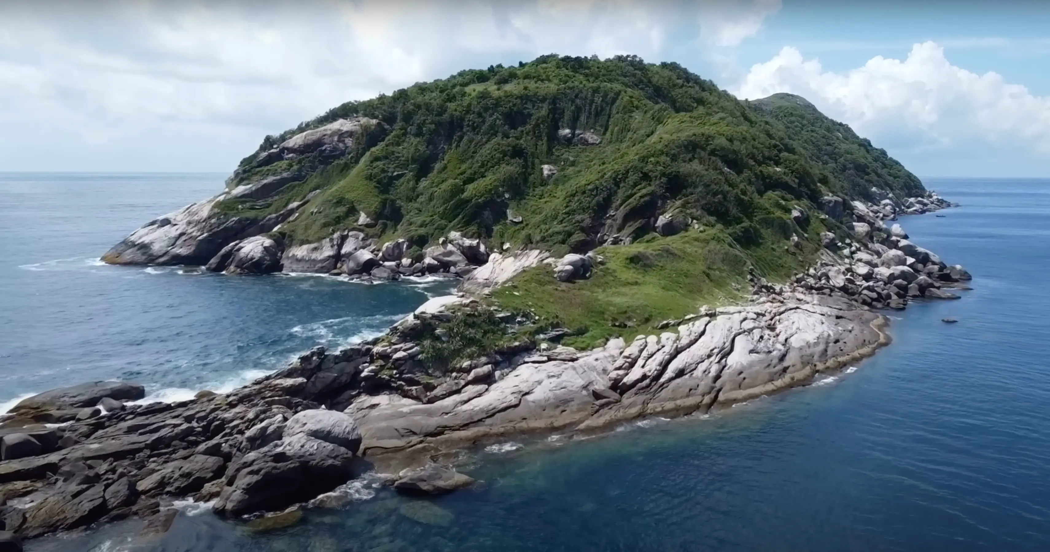 Snake Island is off the coast of Brazil (YouTube/@LordMiles)