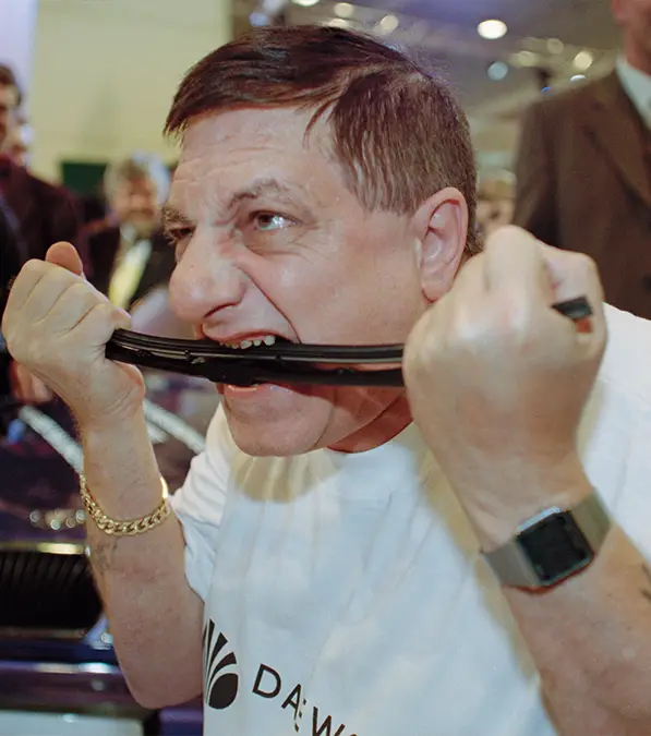 Michel Lotito ate a full plane piece-by-piece / Colin Davey / Contributor / Getty