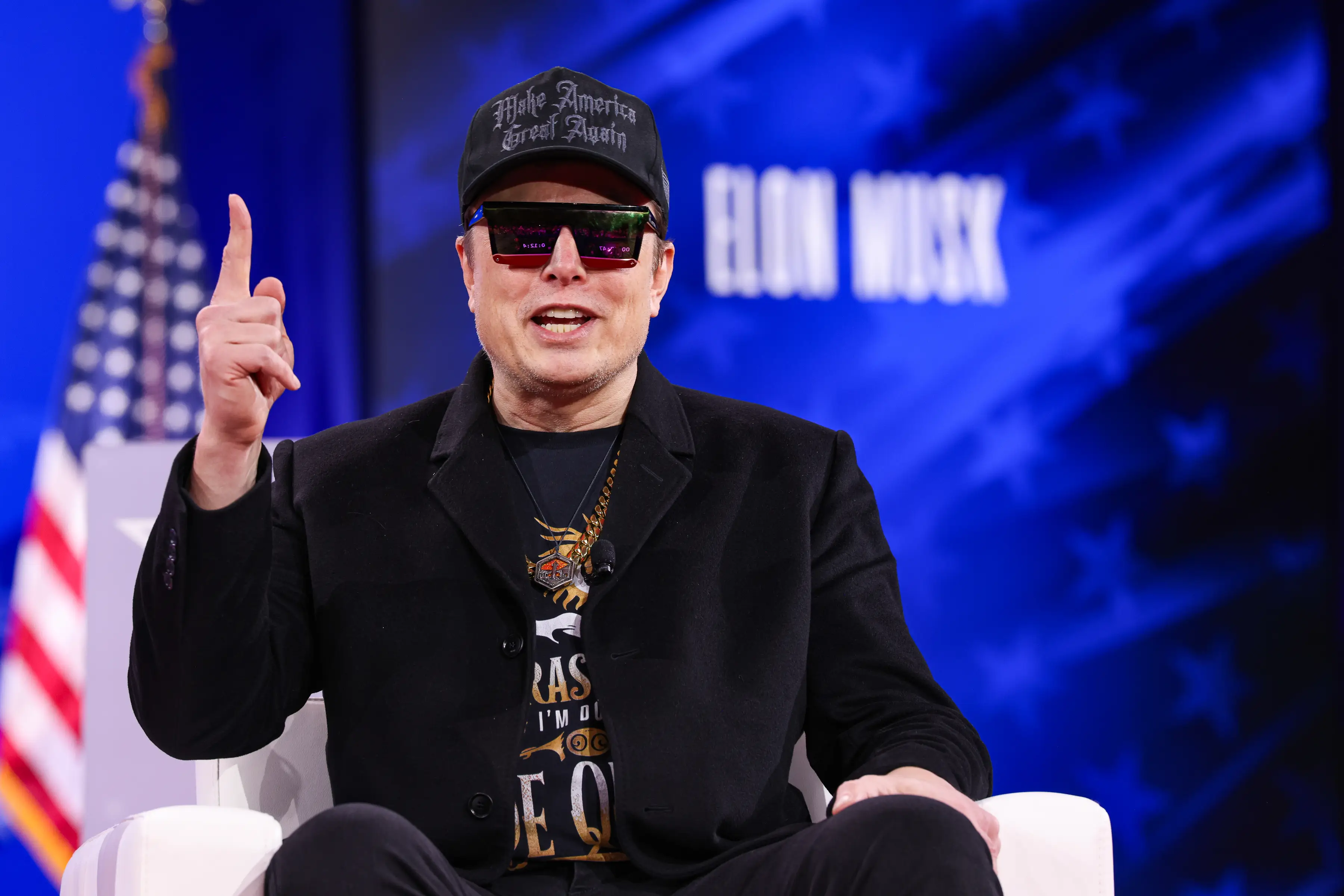 Elon Musk has claimed Vivian Wilson was 'killed by the woke mind virus' (Valerie Plesch for The Washington Post via Getty Images)