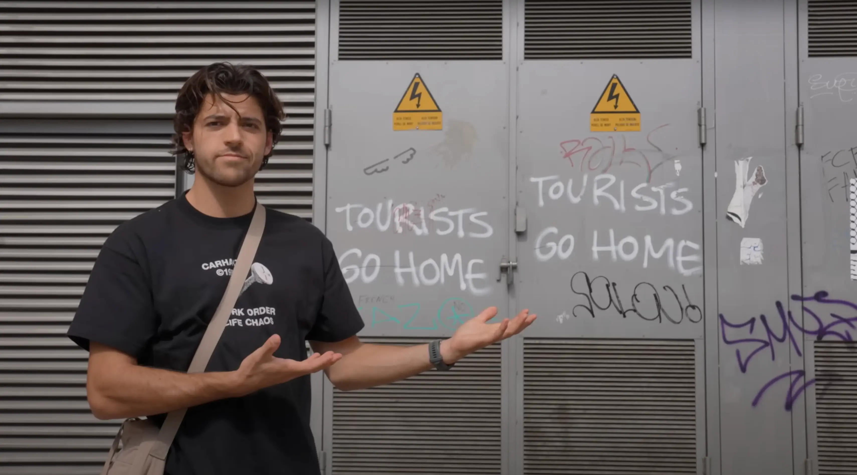 The YouTuber documented his trip to Barcelona (YouTube/@benmorris)