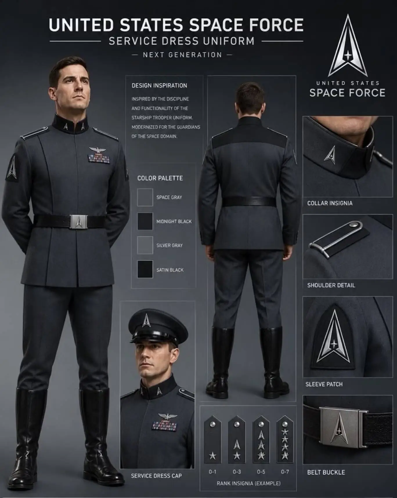 Not everyone was a fan of the new Space Force uniform (Truth Social / Donald Trump)