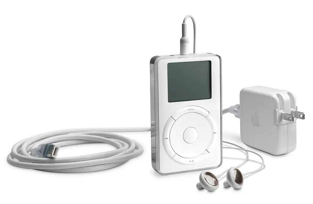 An original 2001 iPod can go for as much as $29,000 depending on the condition (Apple Corp. via Getty Images)