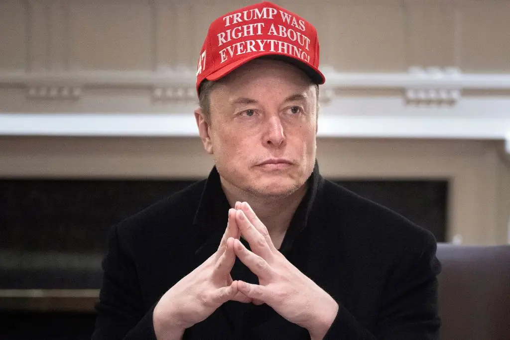 Elon Musk has played a central role in government since the start of the year (BRENDAN SMIALOWSKI/AFP via Getty Images)