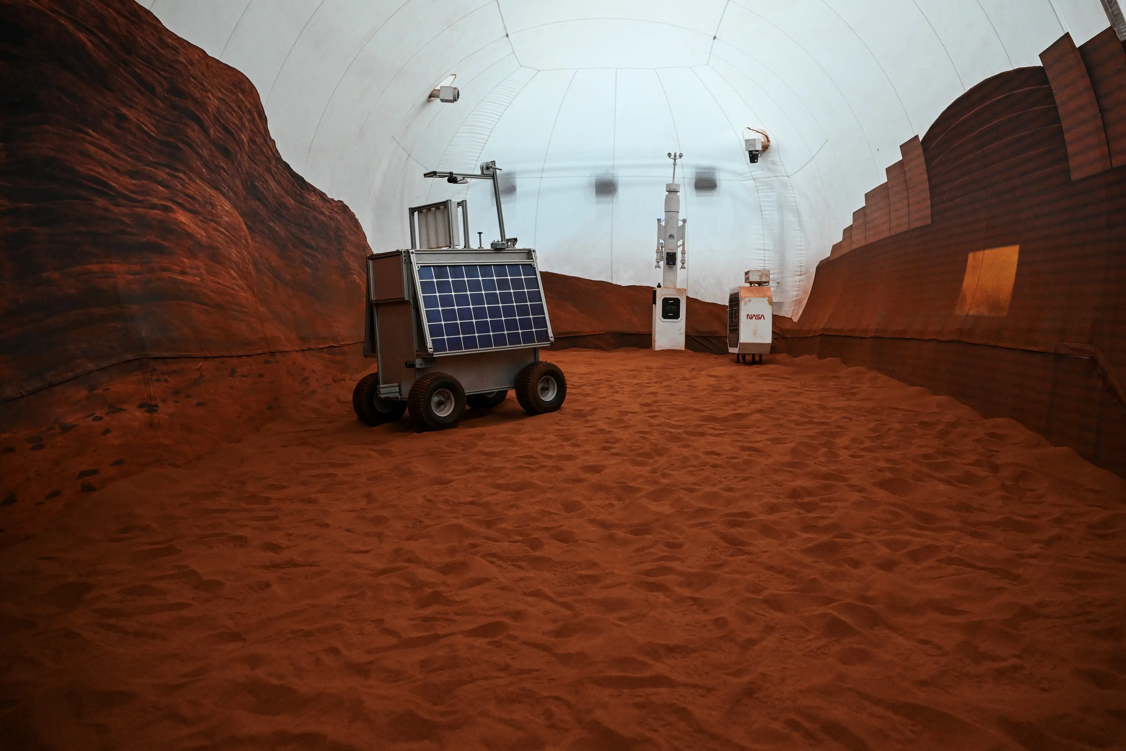 NASA's Mars year-long simulation is expected to end on 31 October this year. (RONALDO SCHEMIDT/AFP via Getty Images)