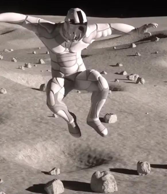 The spaceman reached a height of 773 metres after jumping on Mars's moon, Phobos / MetaBallStudios /YouTube