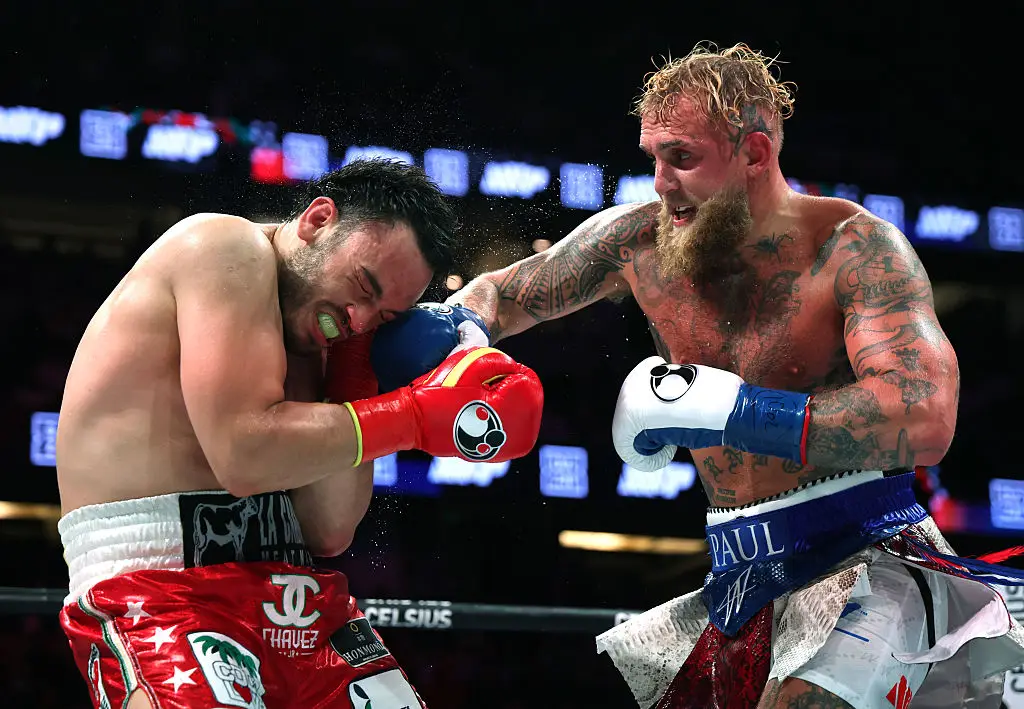 Jake Paul punches Julio Cesar Chavez Jr. to a unanimous decision win (Harry How/Getty Images)