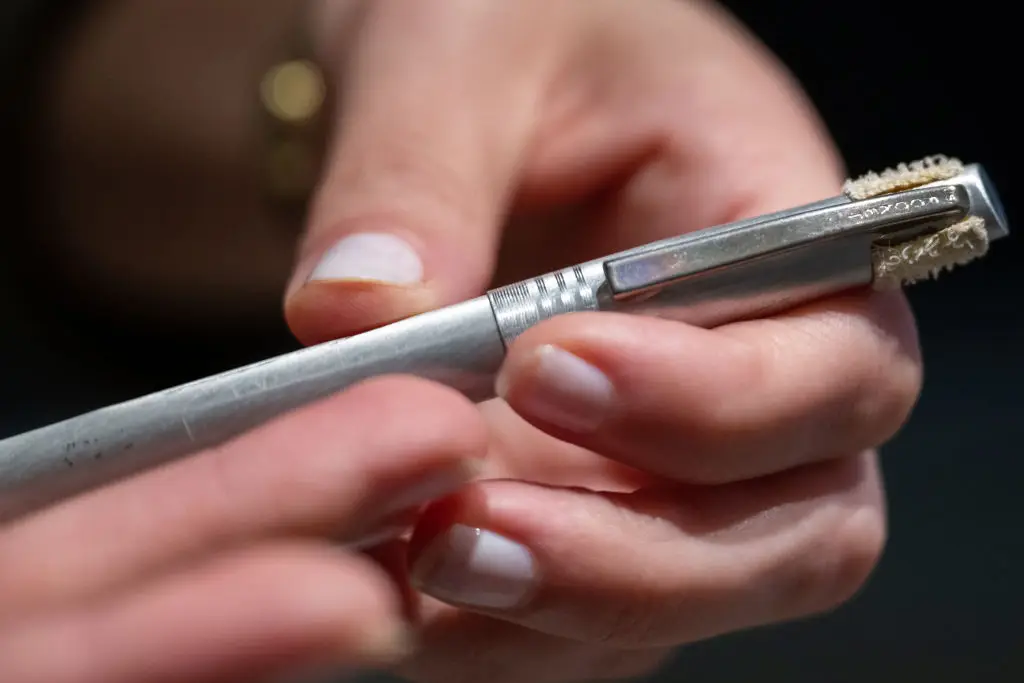 The pen sold at auction in New York for an eye-watering $857,600 (Alexi Rosenfeld/Contributor/Getty)