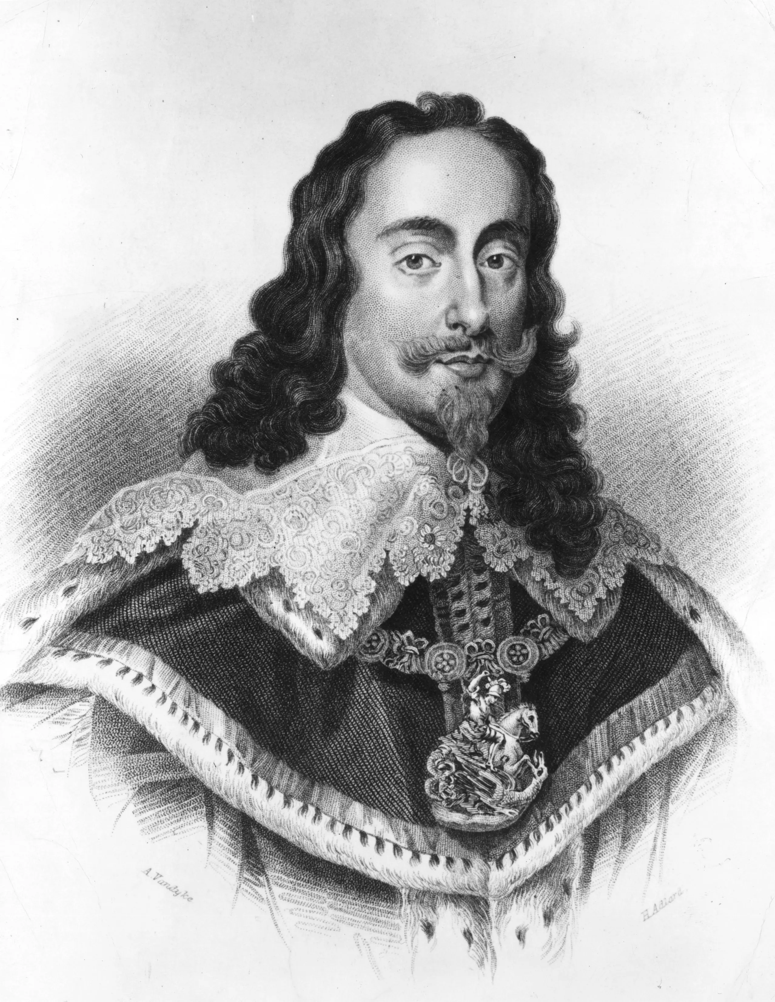 King Charles I's cargo ship sank in a storm (Rischgitz/Hulton Archive/Getty Images)