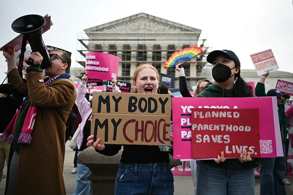 The Supreme Court overturned the longstanding right to abortion in 2022 (DREW ANGERER/AFP via Getty Images)