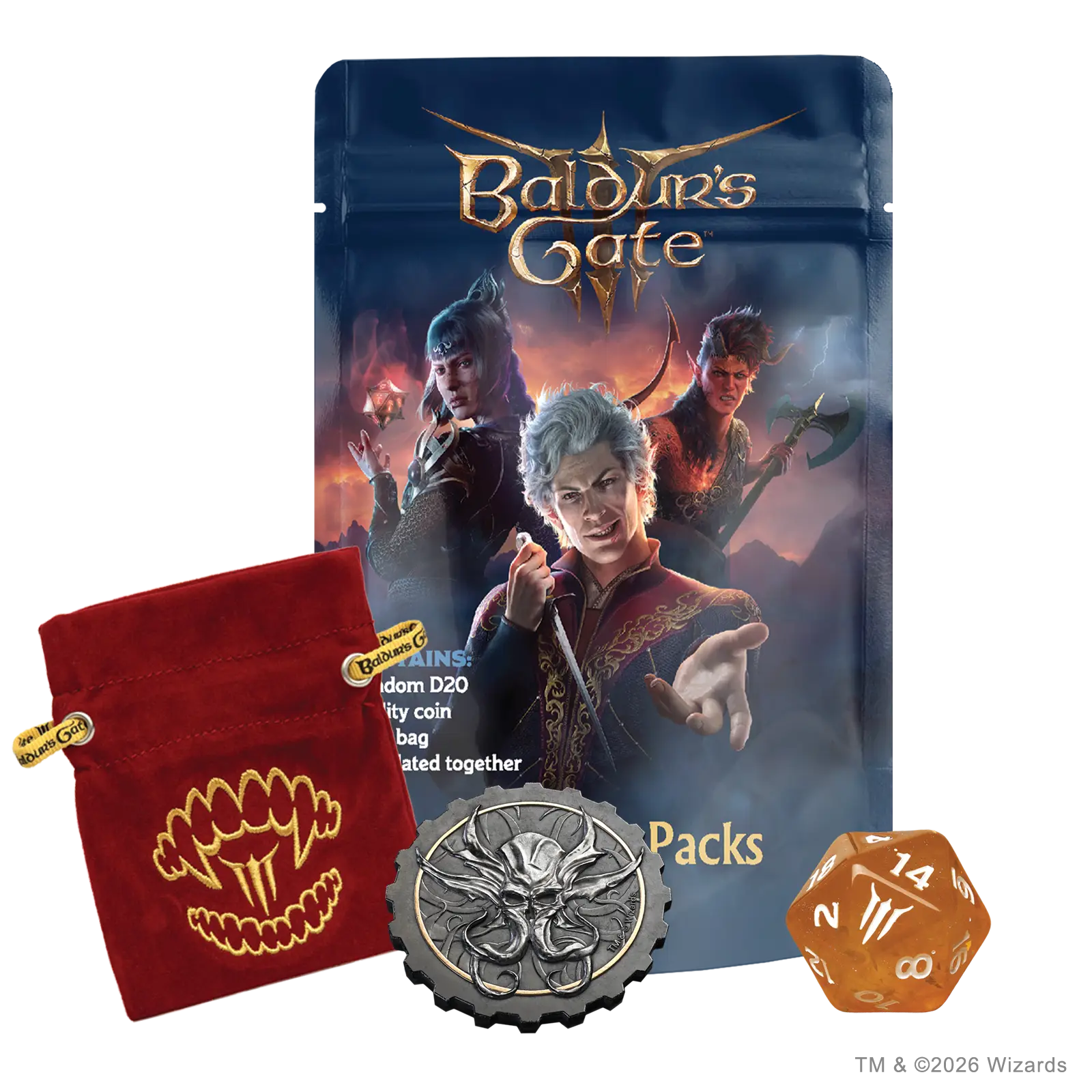 Baldur's Gate 3 Treasure Packs, Credit / Sirius Dice