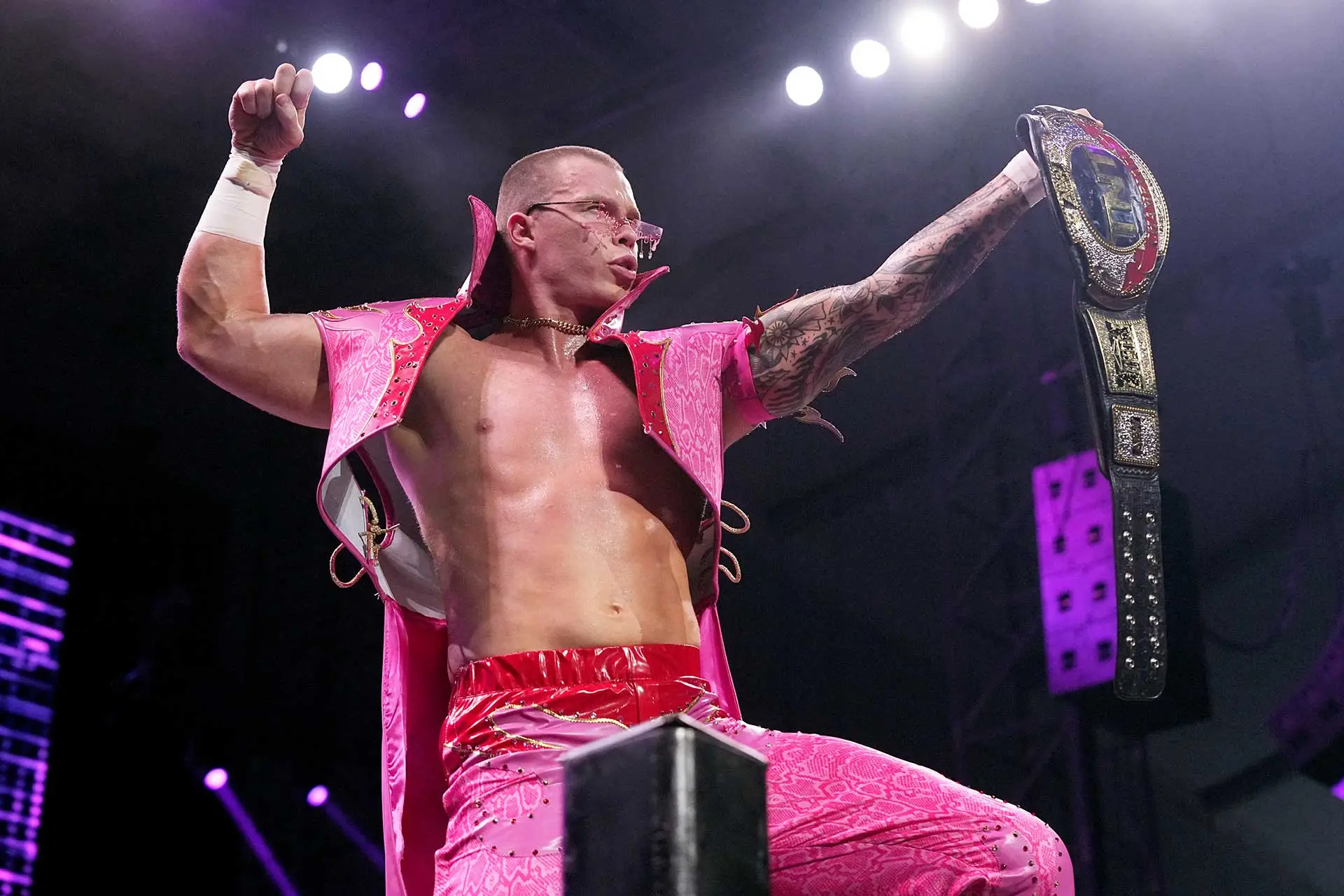 AEW TNT Champion, Kyle Fletcher/