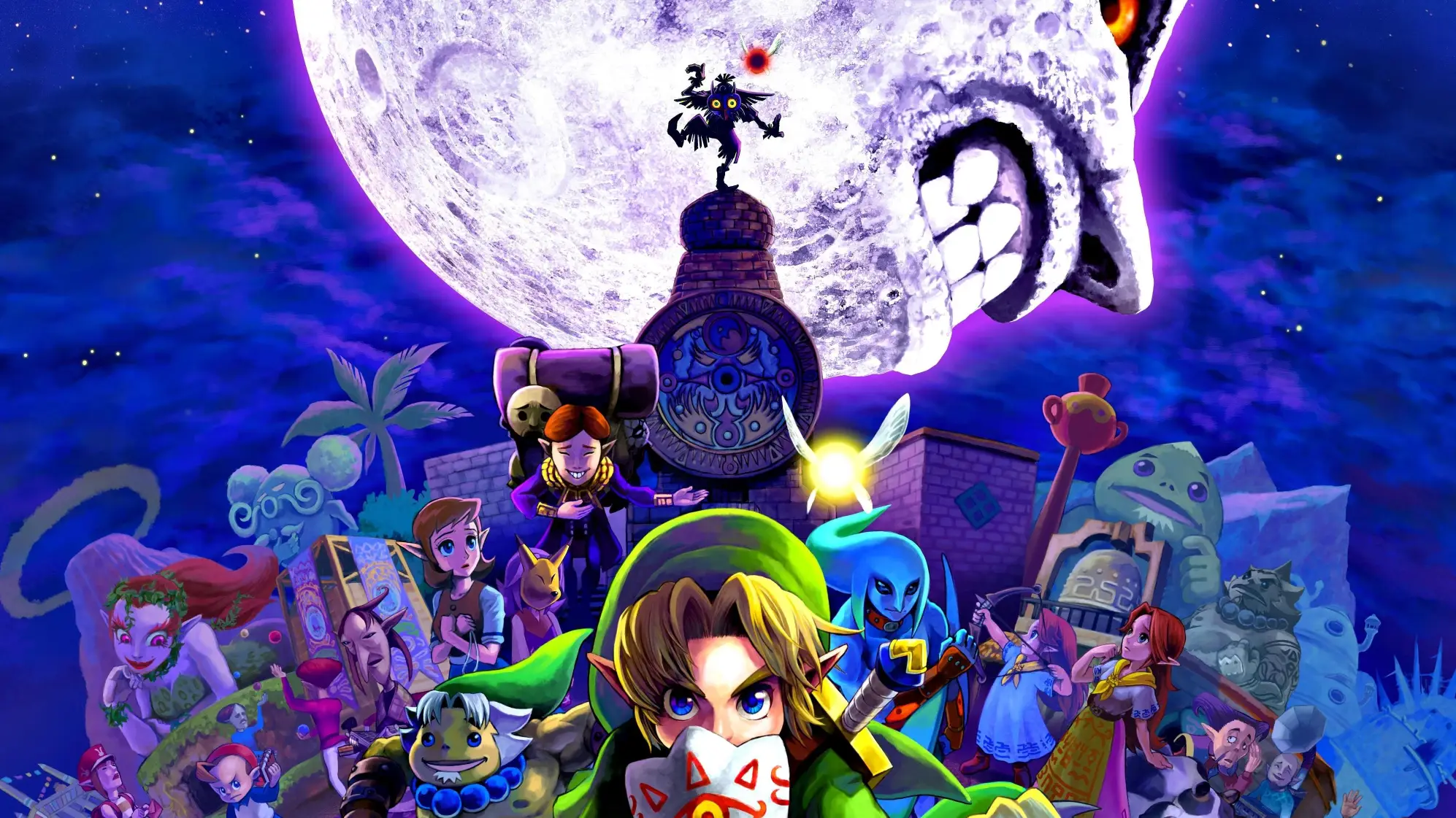 Legend Of Zelda: Majora's Mask Gets Jaw-Dropping Ghibliesque Remake