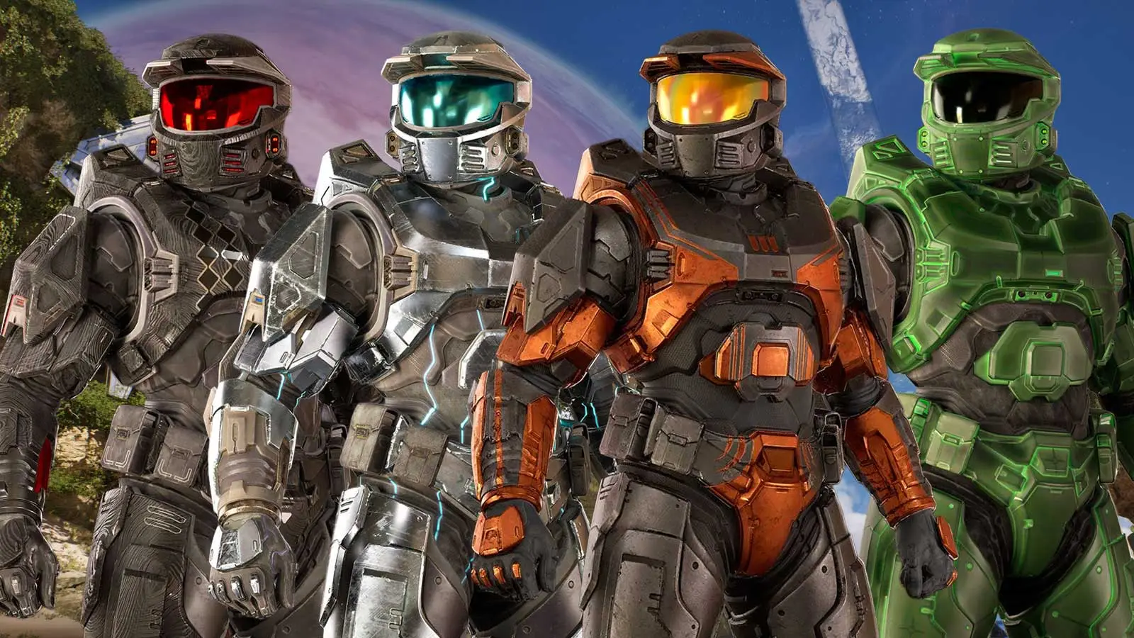 Halo Campaign Evolved Hidden Blade, Silver Anniversary, Sandstone Ancient and Damascus Prototype skins-