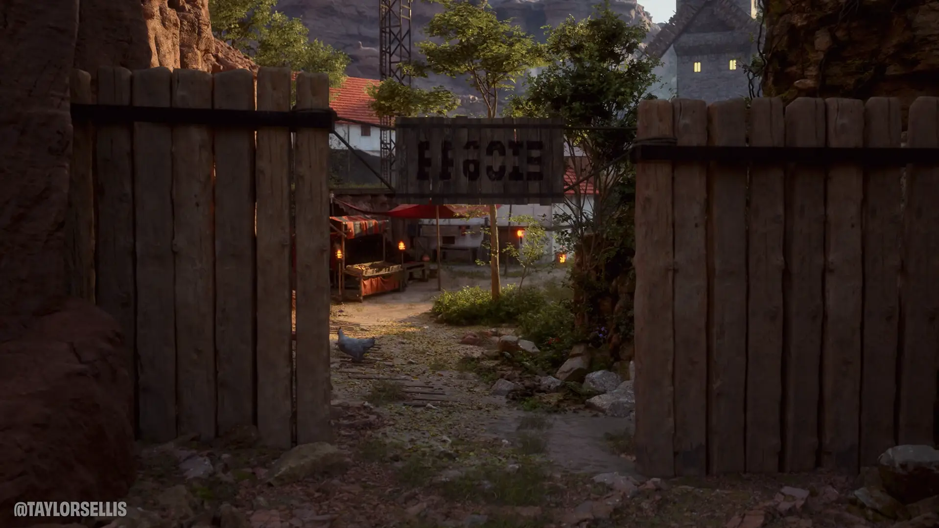 A look at the Unreal Engine 5 The Legend of Zelda Ocarina of Time Kakariko Village video by Taylor S. Ellis