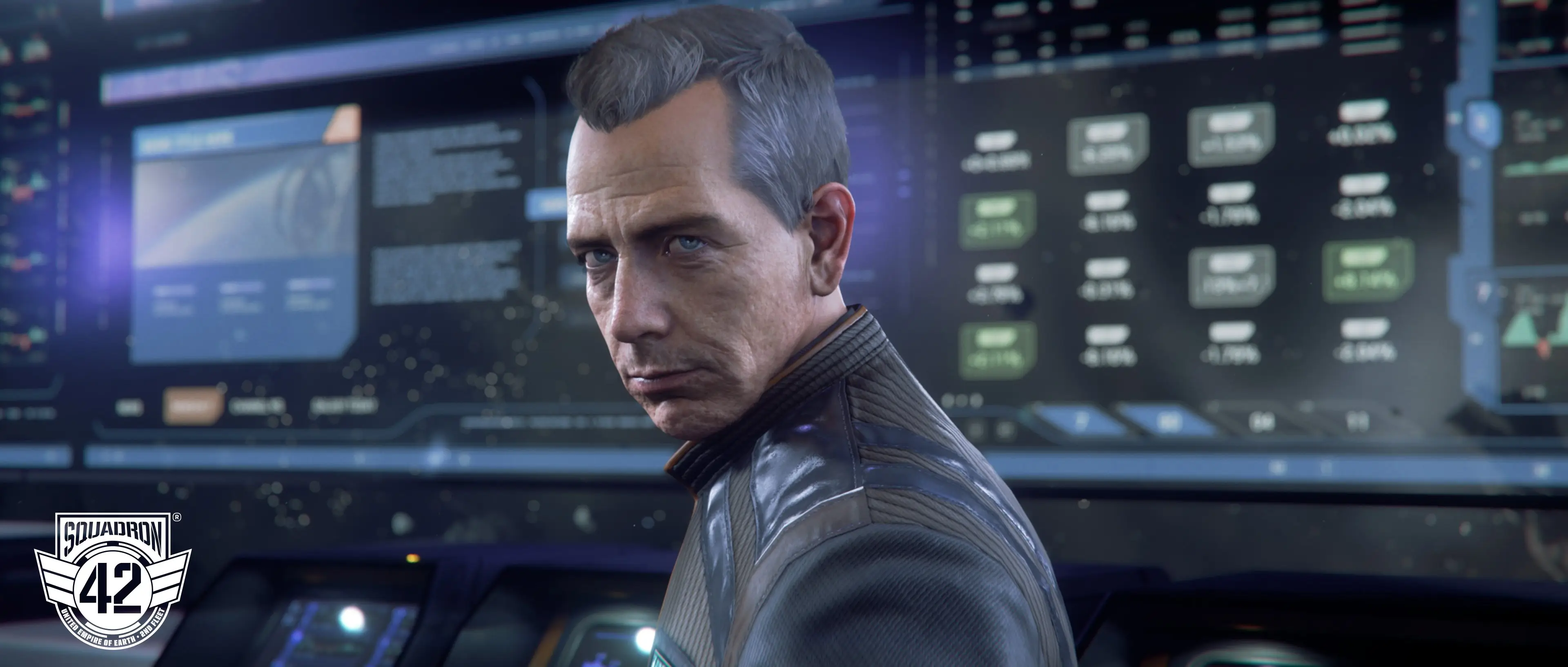 Promo image of Ben Mendelsohn in Squadron 42, Cloud Imperium Games
