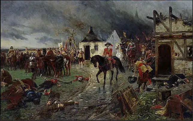 Wallenstein: A Scene of the Thirty Years War (oil on canvas) (Source: Ernest Crofts/Leeds Museums and Galleries)
