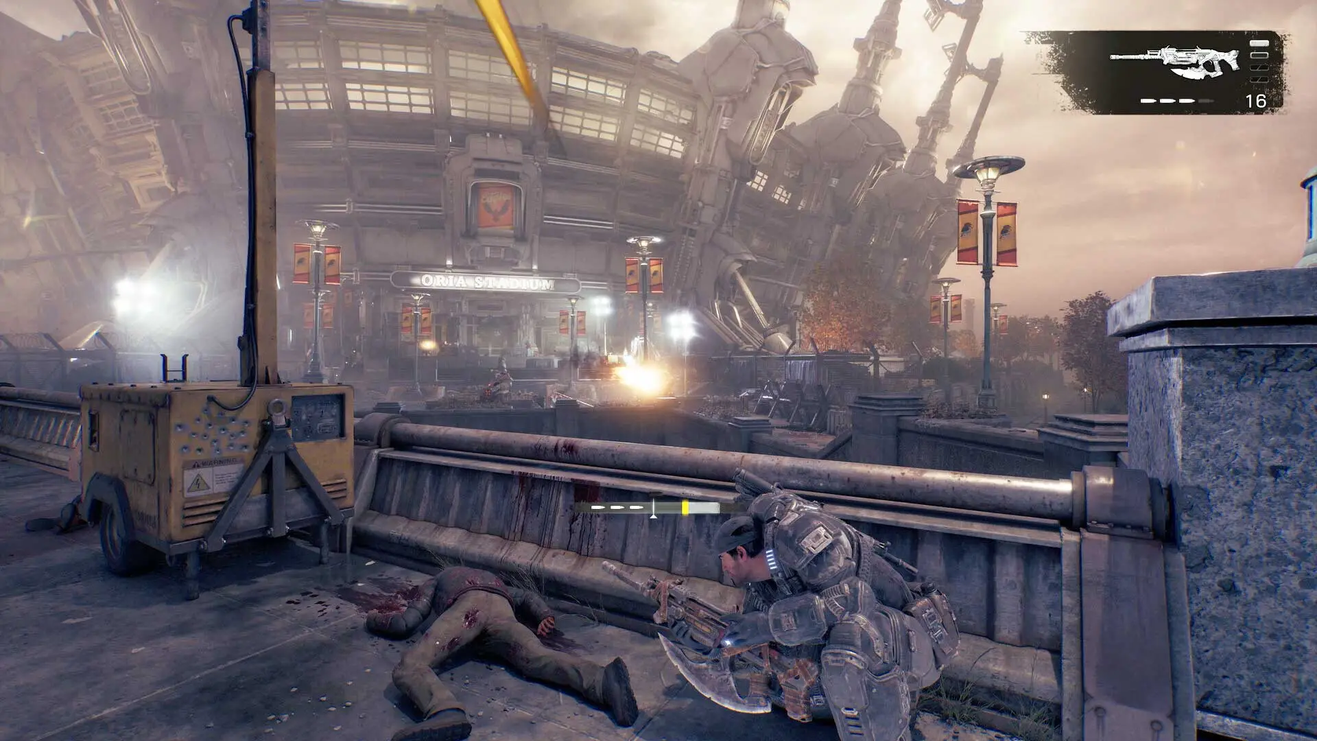 Screenshot of Gears of War: E-Day, Xbox Game Studios