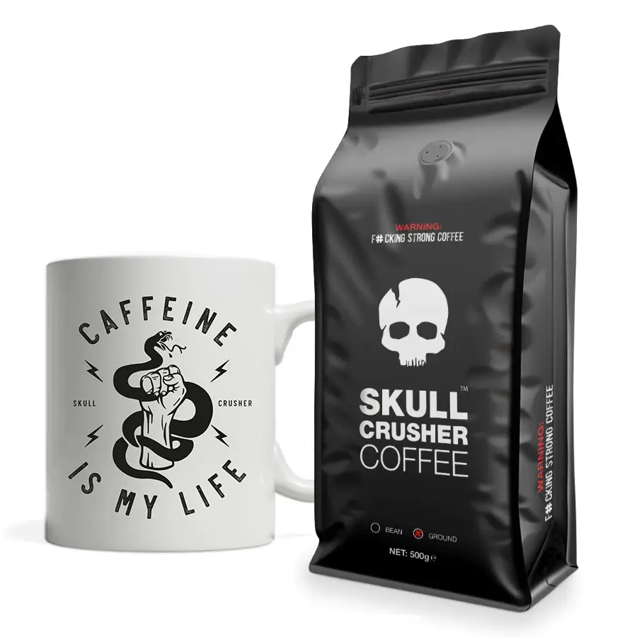 Skull Crusher claims to be the 'world's strongest coffee'
