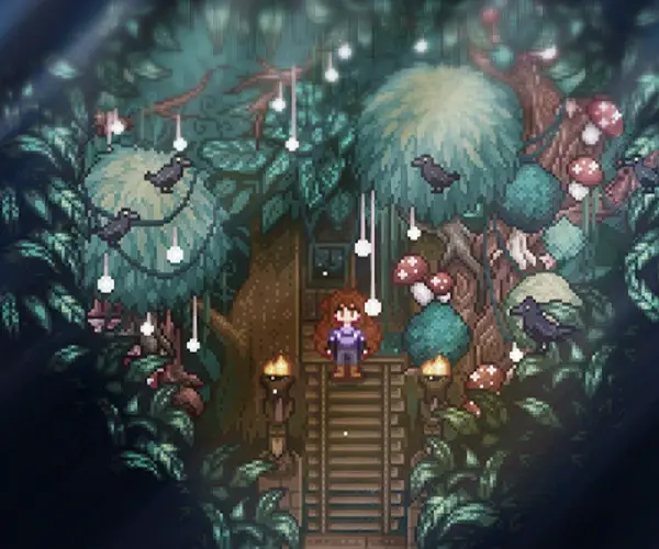 ‘Crystal Island - Ginger Island’s Retexture’ by NexusMods User BackedPotatoes