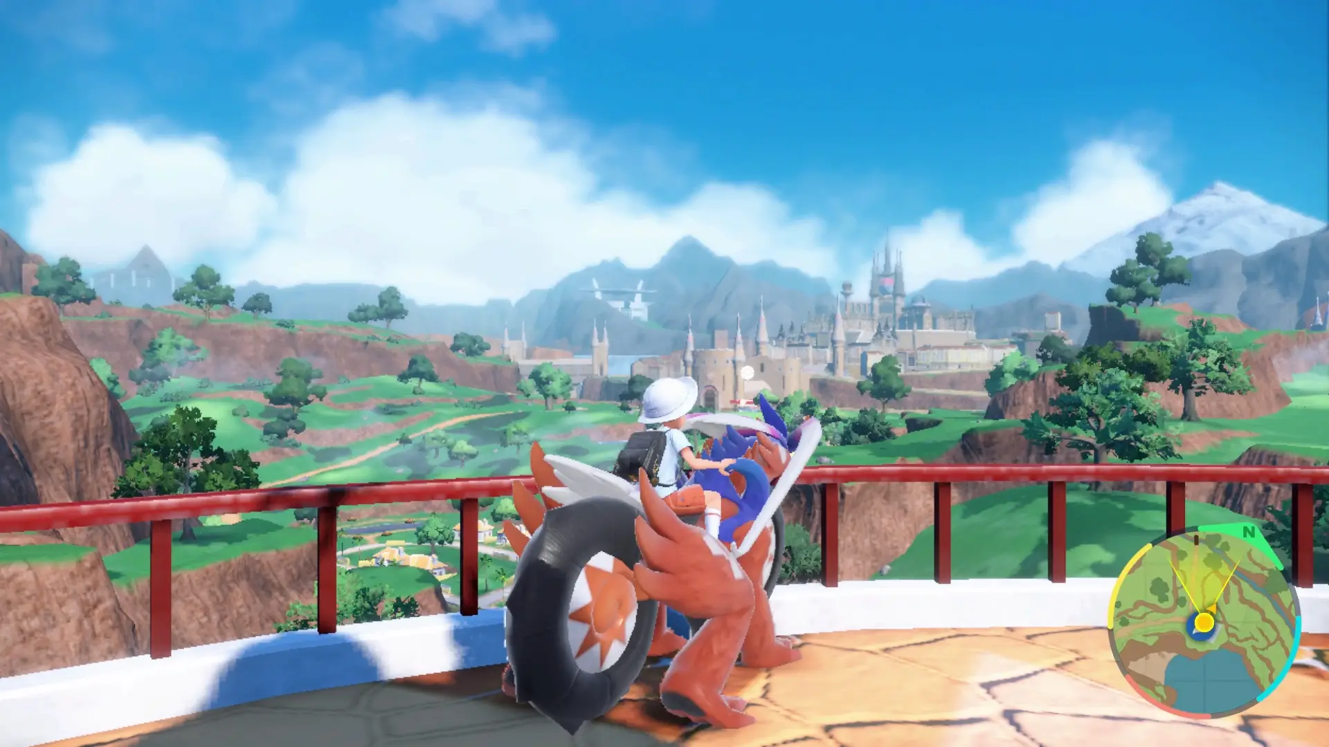 A view from early in the game