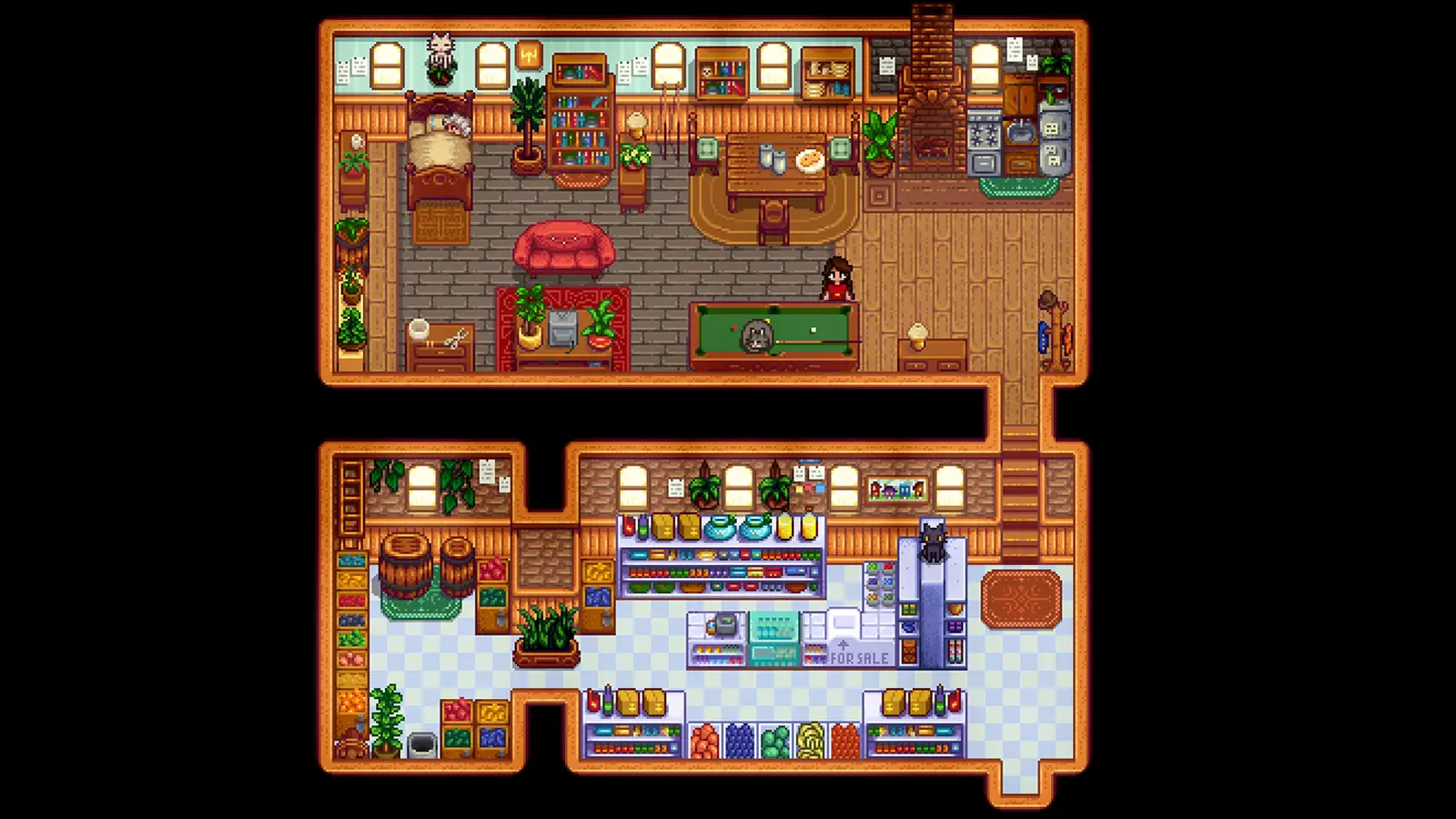 Stardew Valley: Shopkeeper Leela - Pierre's Competition, ConcernApe/yuninocorn (via Nexusmods)