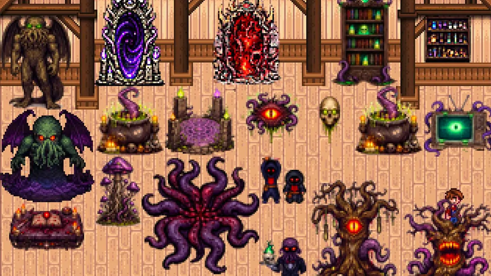 Stardew Valley mod 'Eldritch Furniture, ConcernedApe/CozyPsychologist (via Nexusmods)