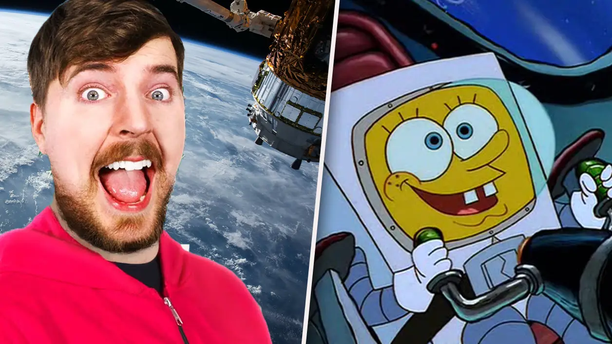 MrBeast via YouTube, NASA via Unsplash, Nickelodeon Animation Studio