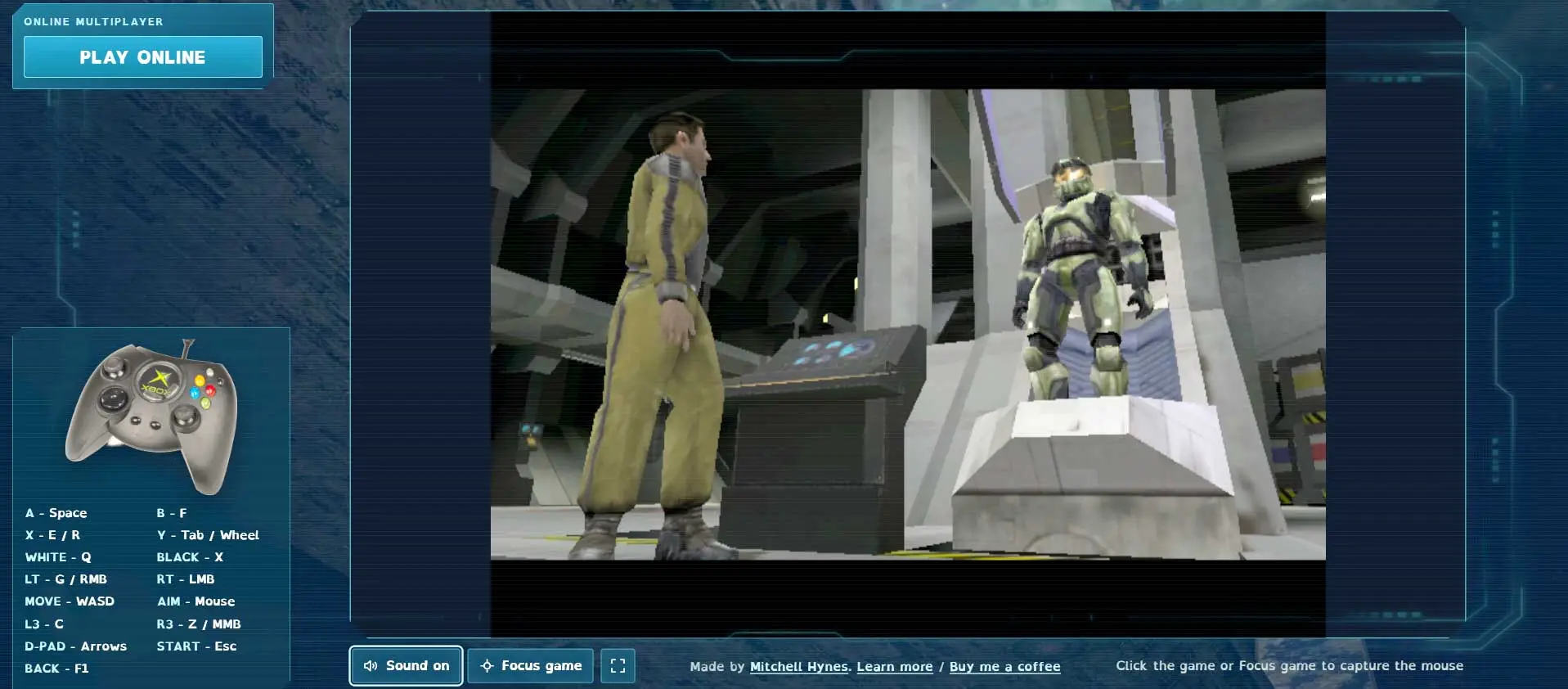 Halo: Combat Evolved in a web browser,
