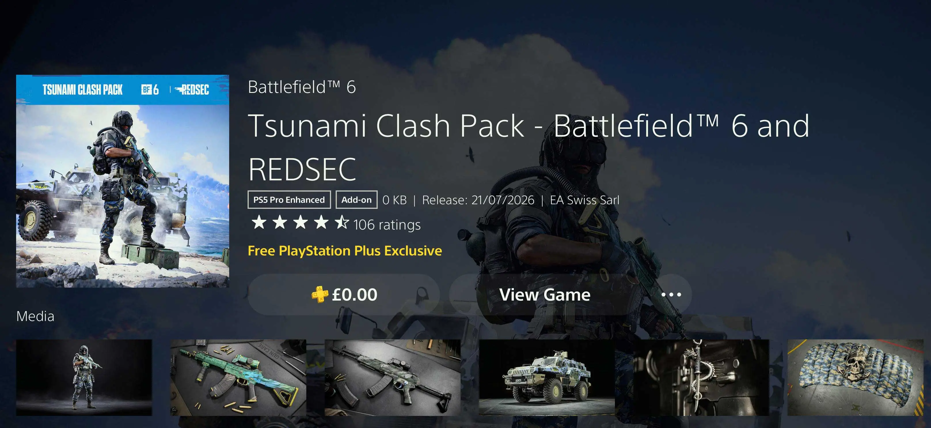 Tsunami Clash Pack - Battlefield 6 and REDSEC, Electronic Arts