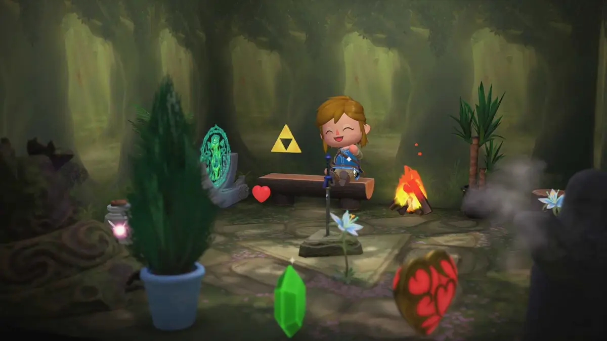 Animal Crossing Zelda items 3,0 update. Credit Nintendo