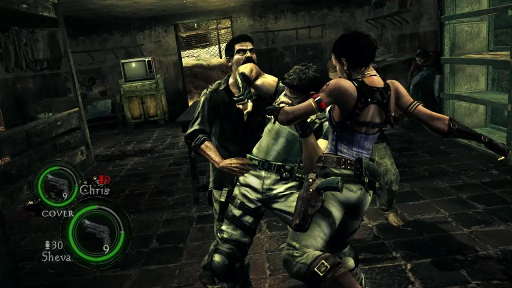 Co-op was a popular feature in Resident Evil 5 (Image: CAPCOM)