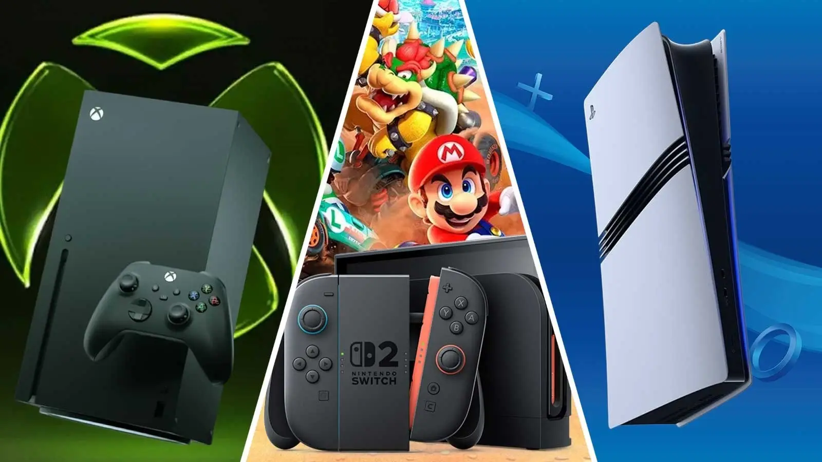 Microsoft, Nintendo, Sony  