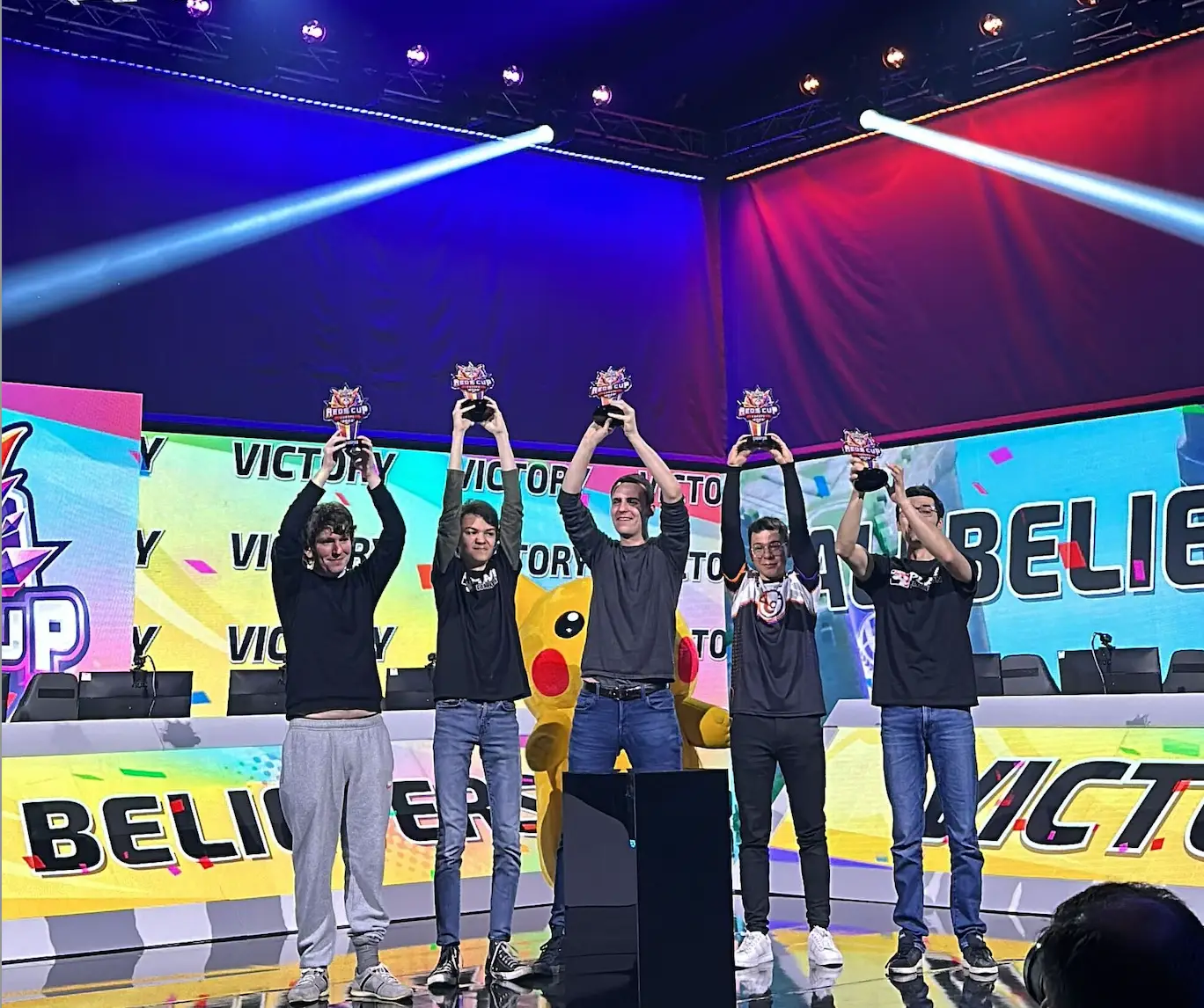 The Talibobo Believers celebrating their victory. /