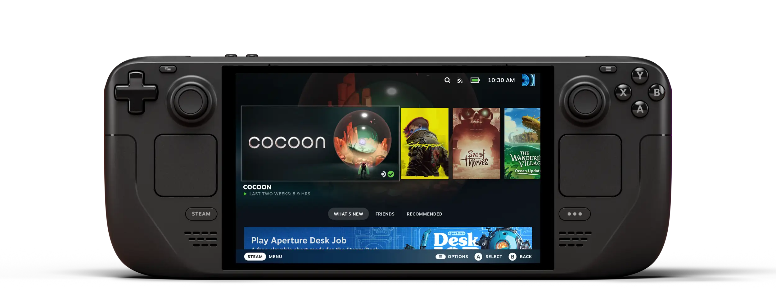 Official Steam Deck promo image, Valve