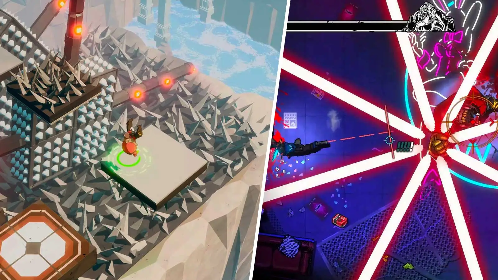 DAMON and BABY (left), Kusan: City of Wolves (right),  Arc System Works/PQube