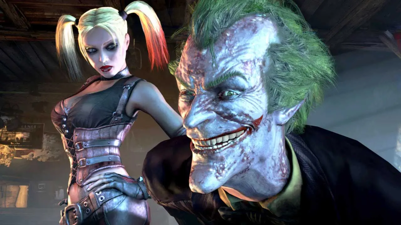 The Joker and Harley Quinn in Batman: Arkham City, WB Games