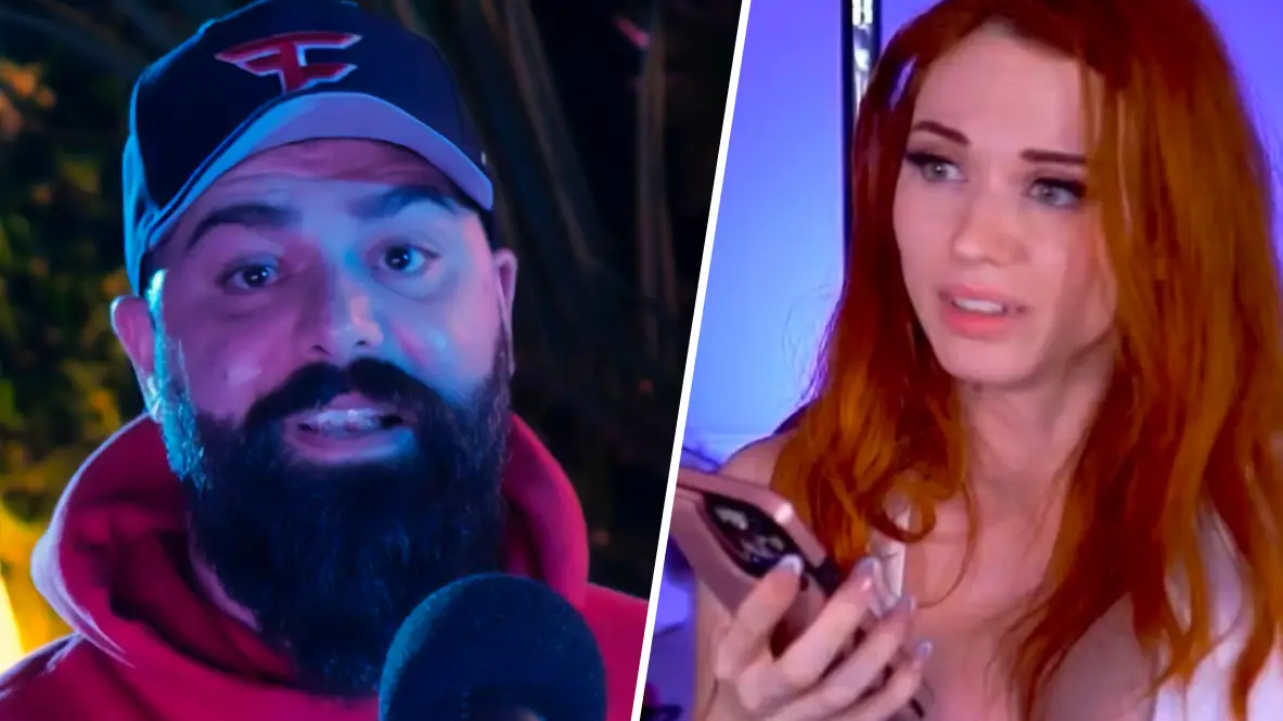 Keemstar via YouTube/Amouranth via Twitch