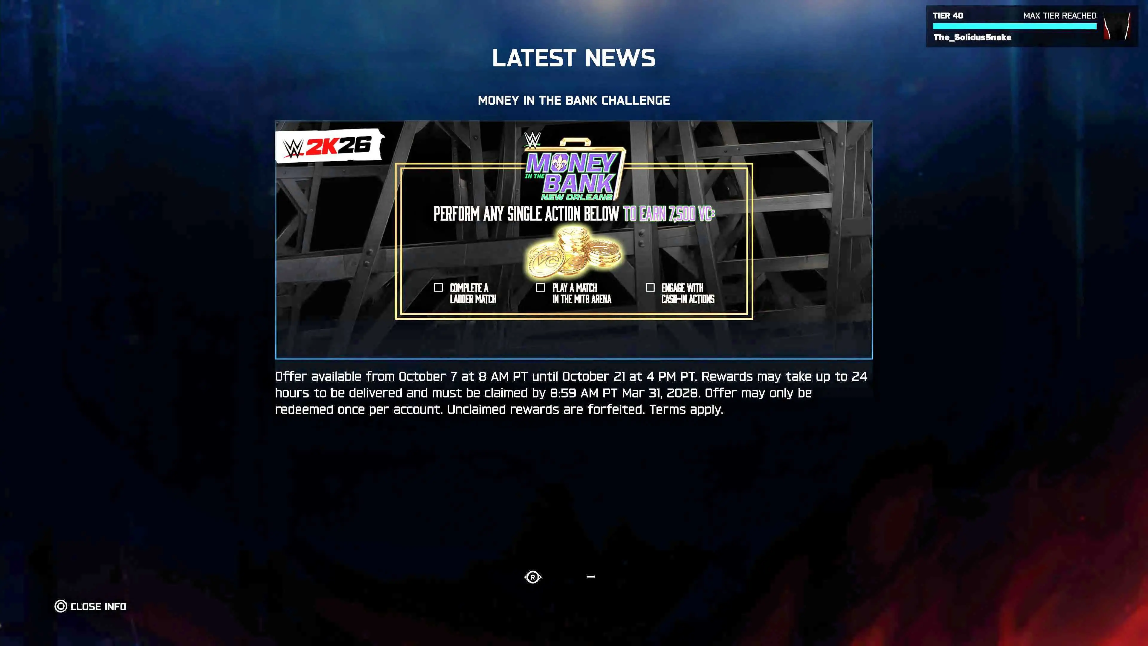 WWE 2K26 October 2026 free VC, 2K/GAMINGbible