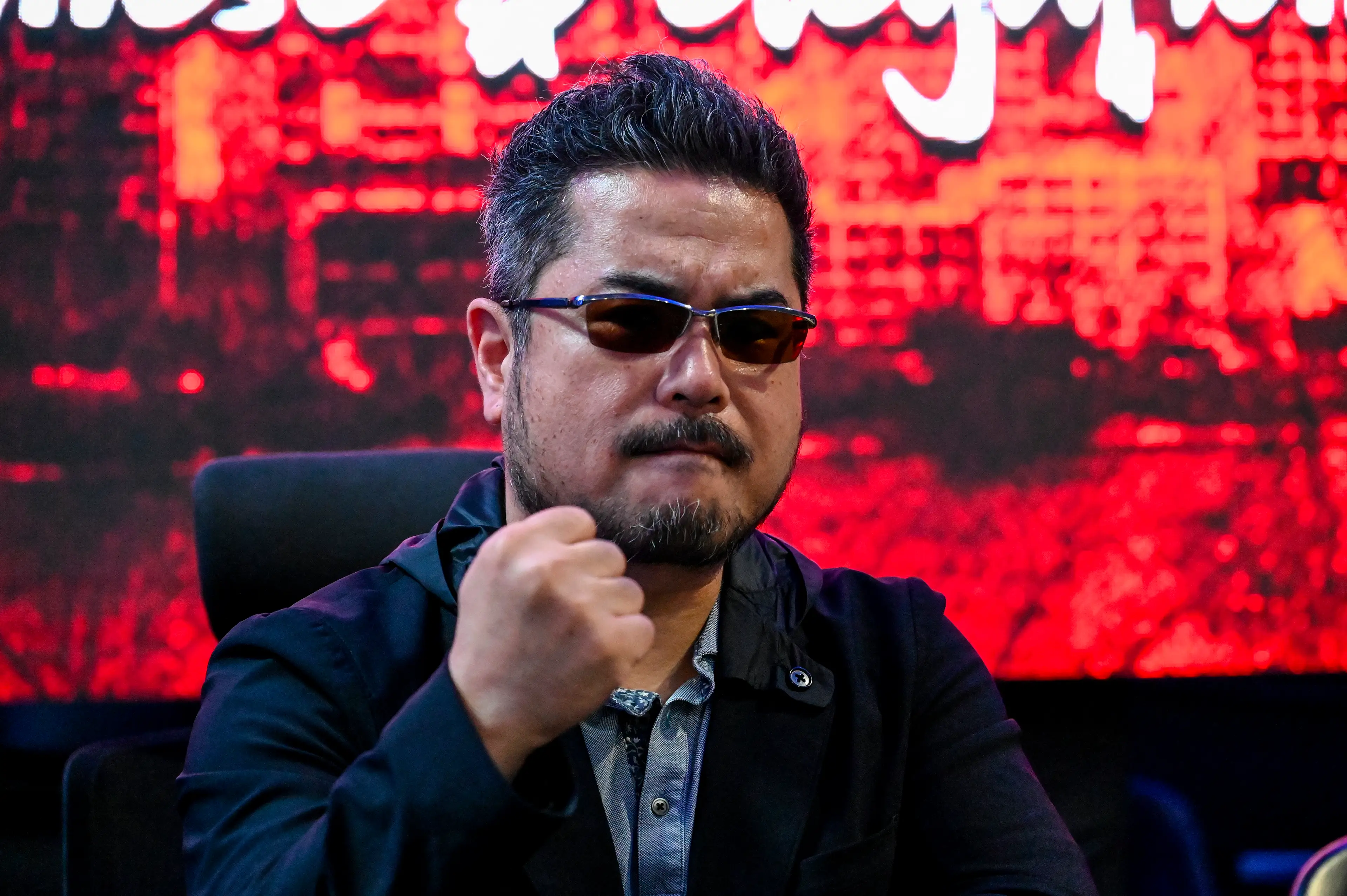 Katsuhiro Harada paid tribute to his friend (SIA KAMBOU/AFP via Getty Images)