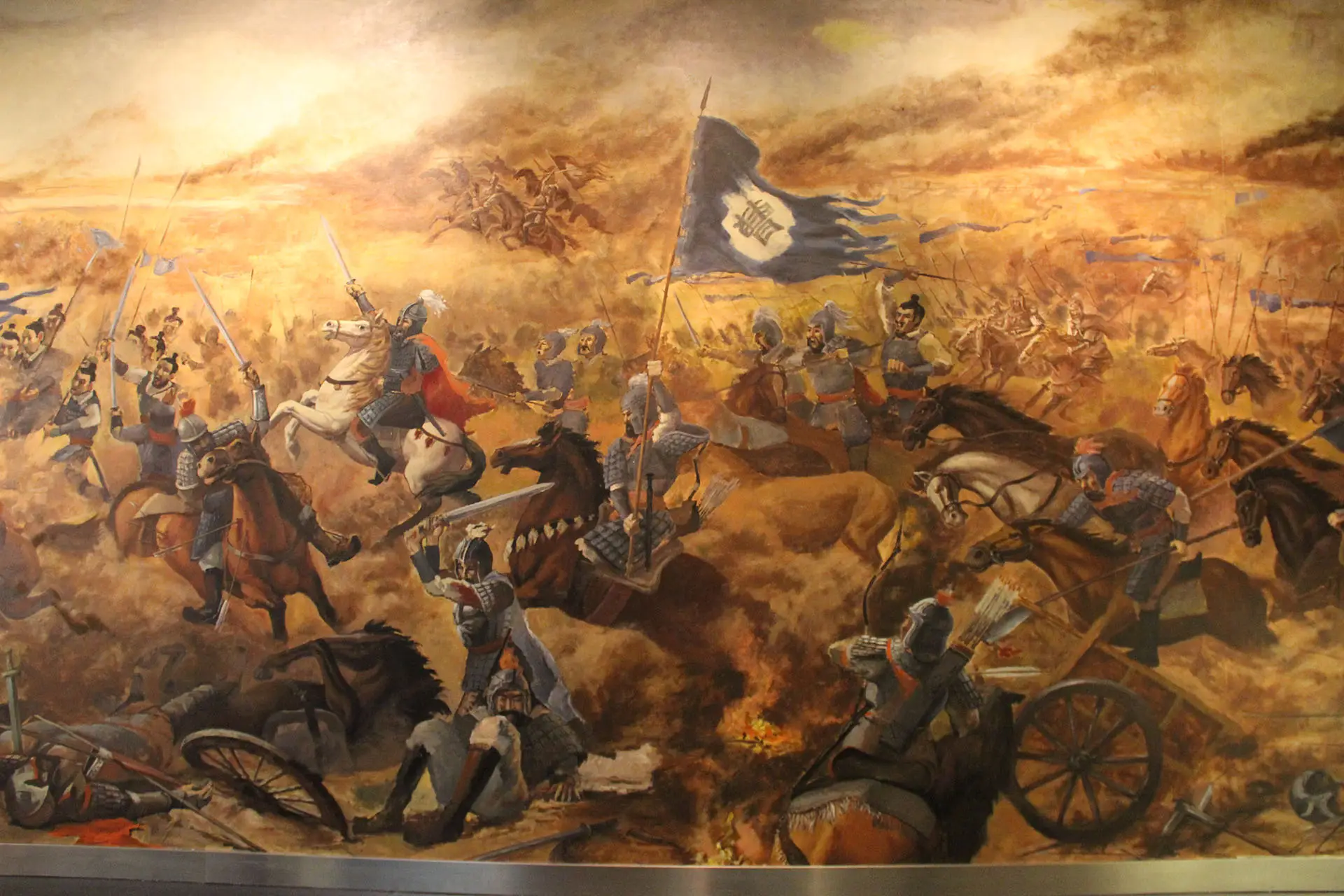  Eastern Han-Three Kingdoms Battle Painting (Source: Gary Todd/Xuchang City Museum, Henan Province)