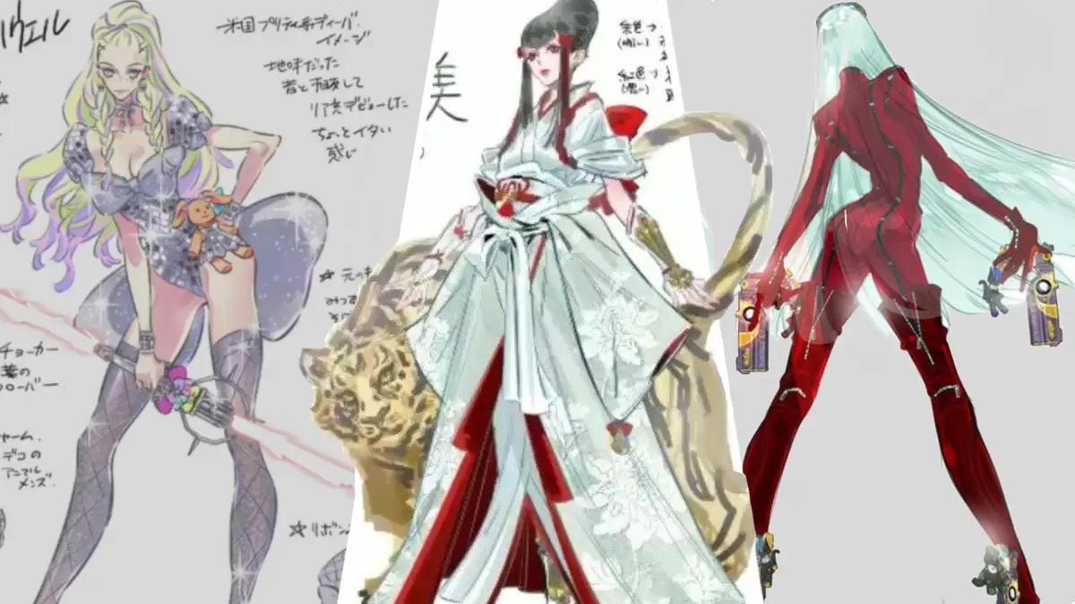 Soul Caliber, Okami and Bayonetta 2 concept art / Credit Mari Shimazaki