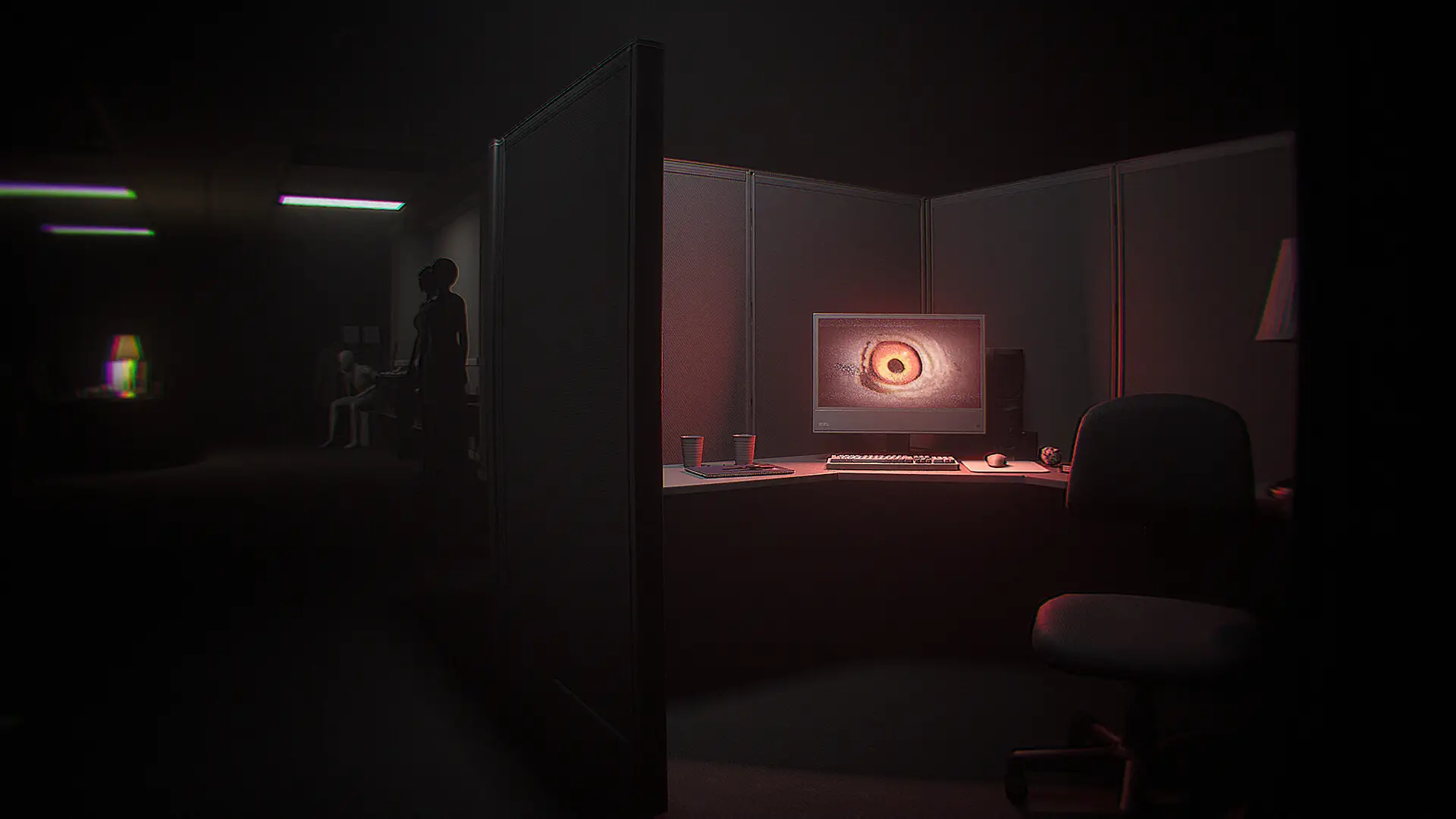 The most safe for work screenshot I could find on Dread Neighbor's Steam page, Erabit