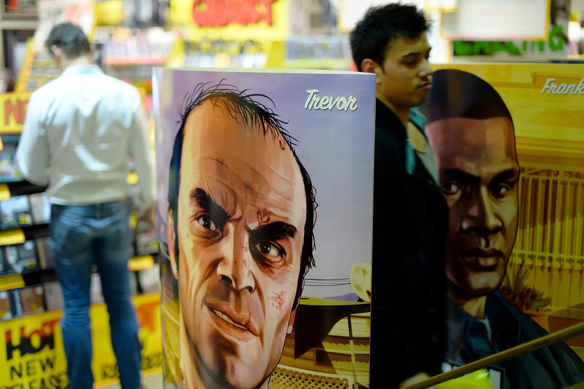 GTA V in retail stores, Saeed Khan (via Getting Images