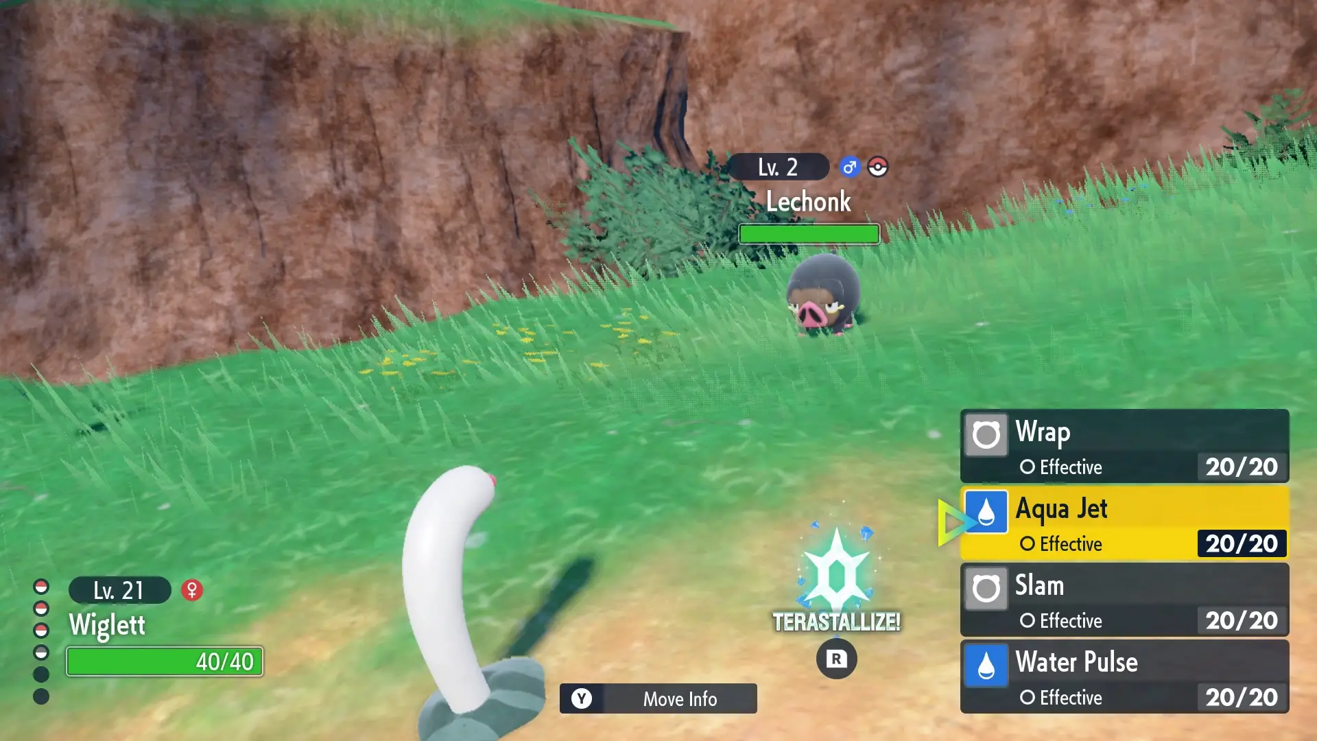 Lechonk never stood a chance