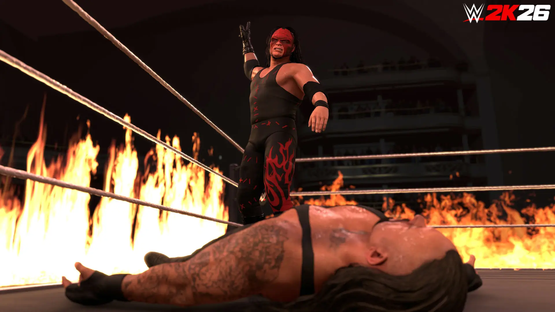 WWE 2K26 Kane and the Undertaker in the Inferno Match, 2K
