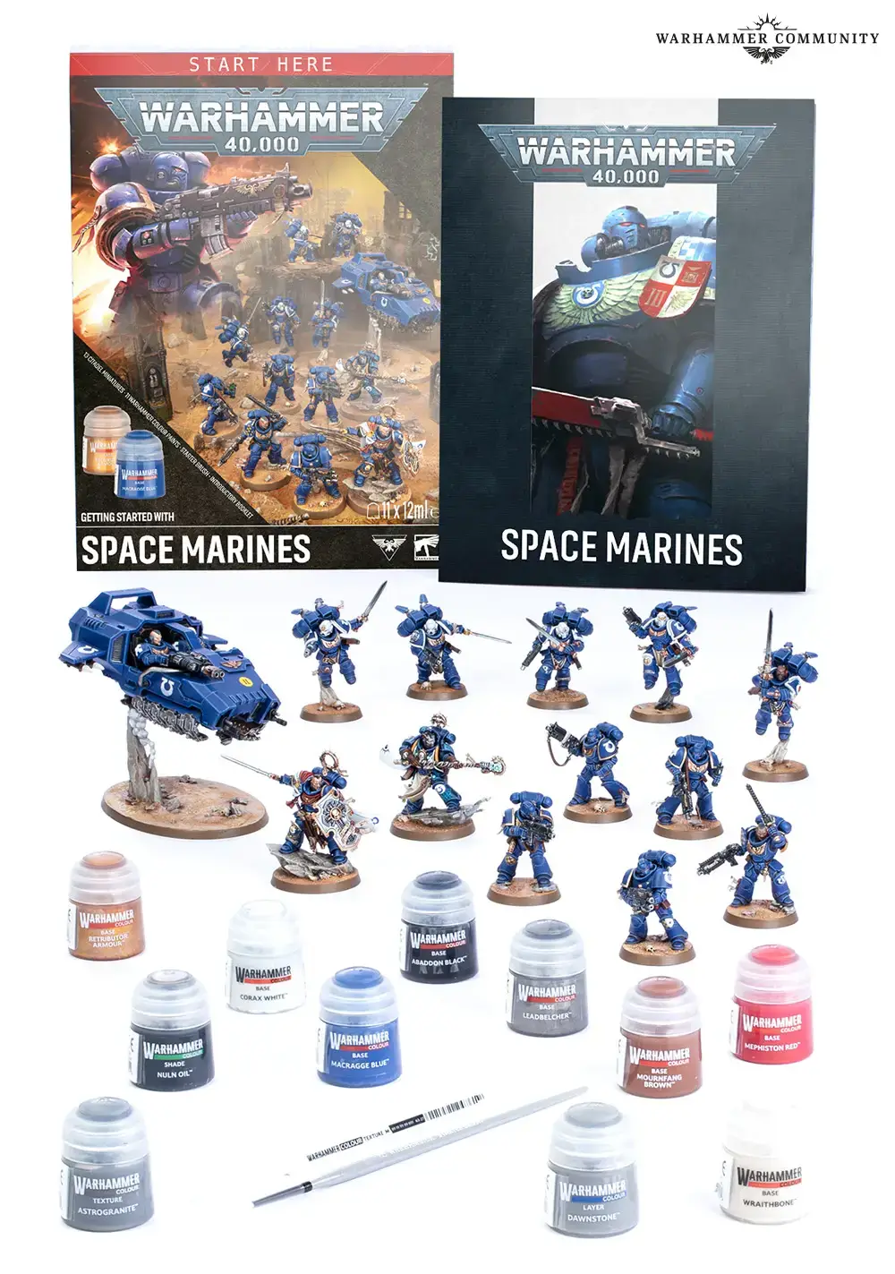 Getting Started with Space Marines box-