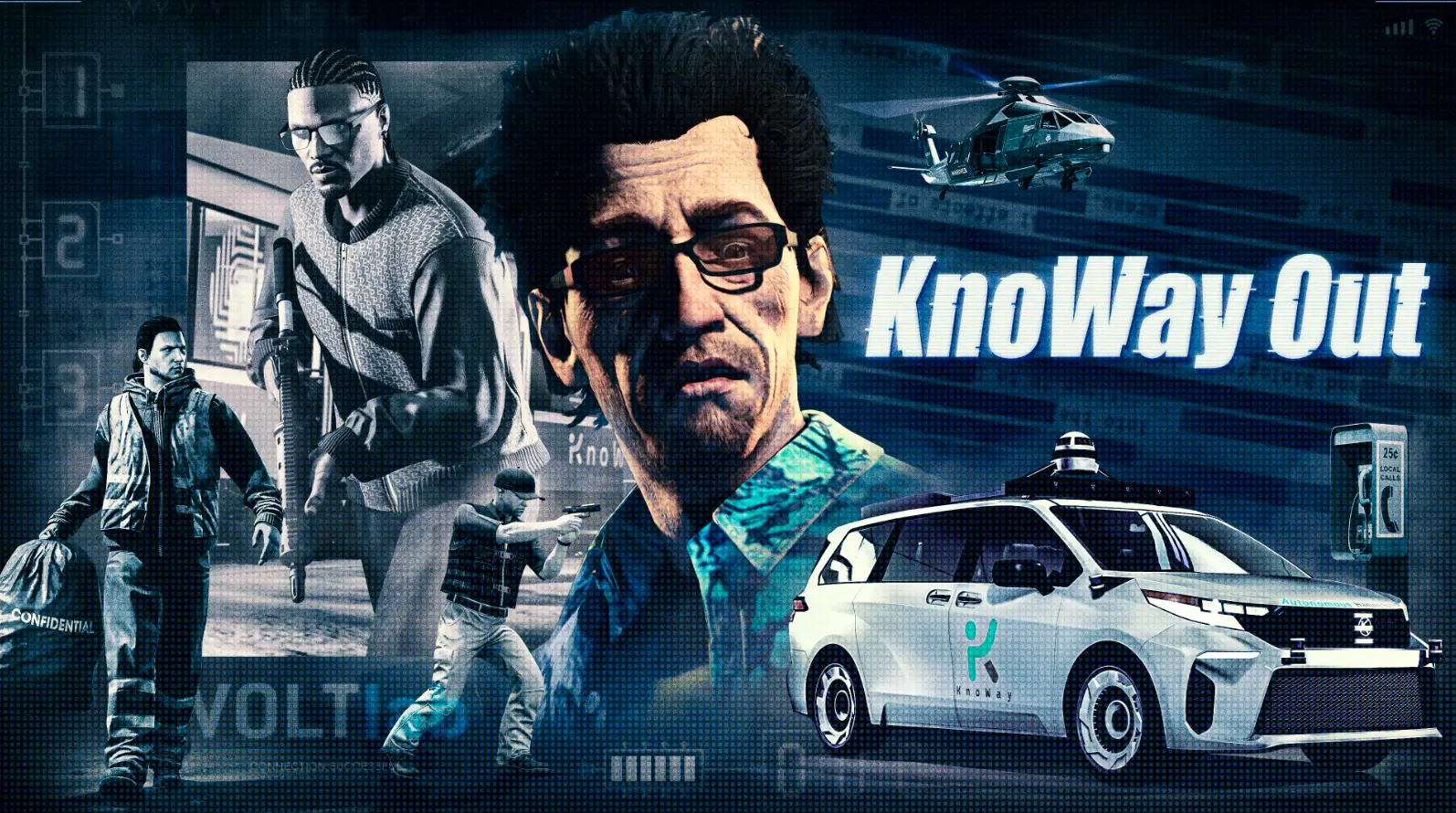 Official promo art for the new GTA Online update A Safehouse in the Hills, Rockstar Games