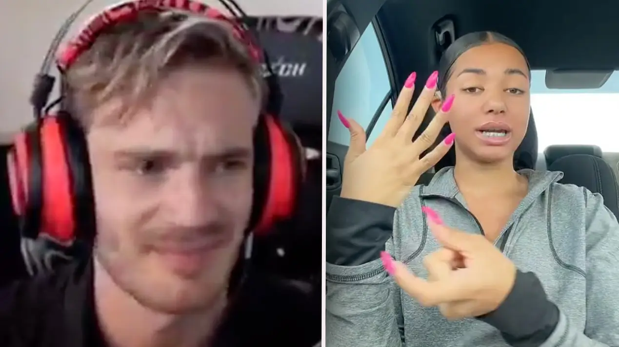 PewDiePie vi YouTube, scarlet_may.1 via TikTok