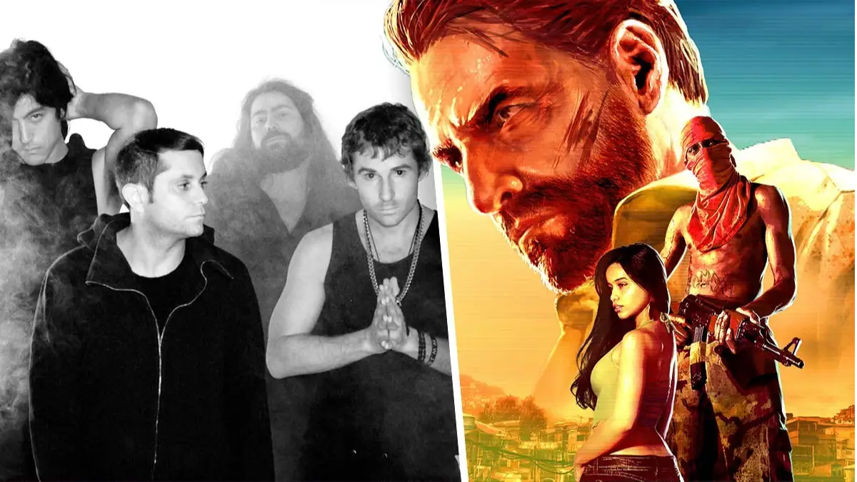 HEALTH (2015) photo from Facebook, Max Payne 3 key art via Rockstar Games